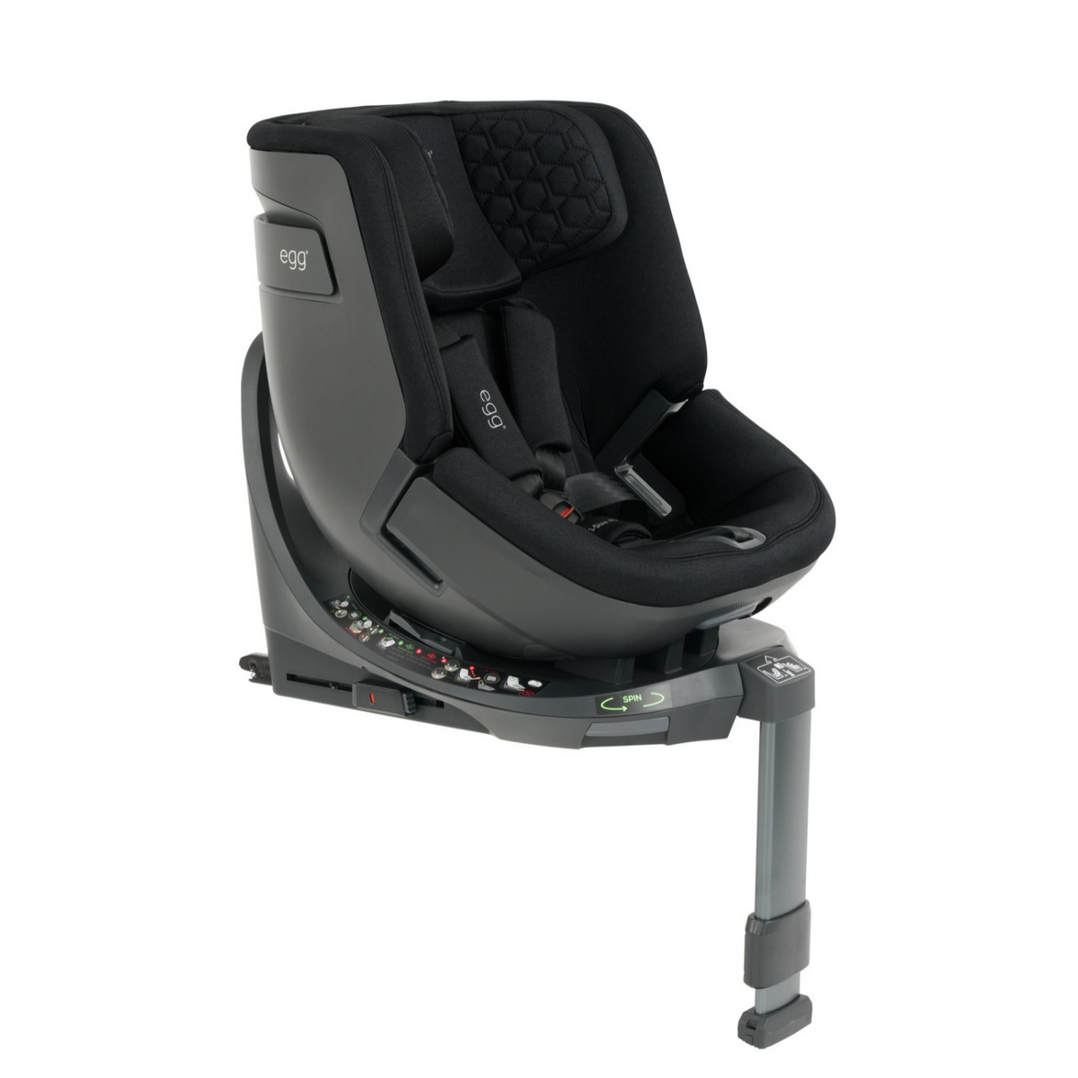Promotional Offer Egg3 Luxury 8 Piece i-Size Bundle - Panther & FREE Toddler Seat