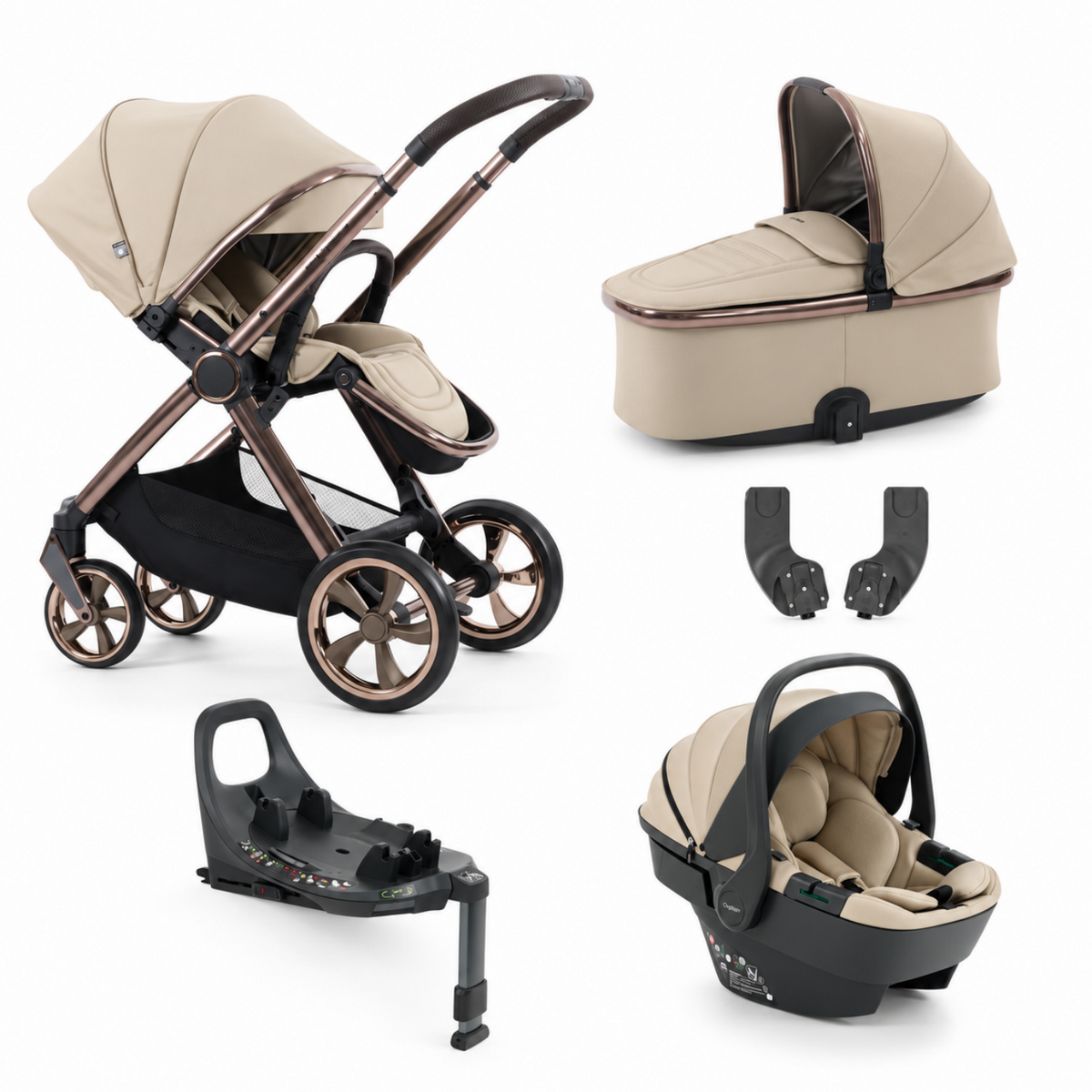 Babystyle Oyster4 Essentials 5 Piece Bundle - Buttermilk