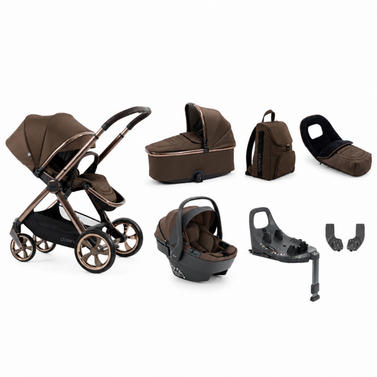 Babystyle Oyster4 Luxury 7 Piece Bundle - Chocolate Velvet