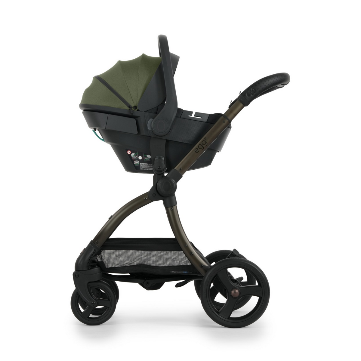 Promotional Offer Egg3 Luxury 8 Piece i-Size Bundle - Sage & FREE Toddler Seat