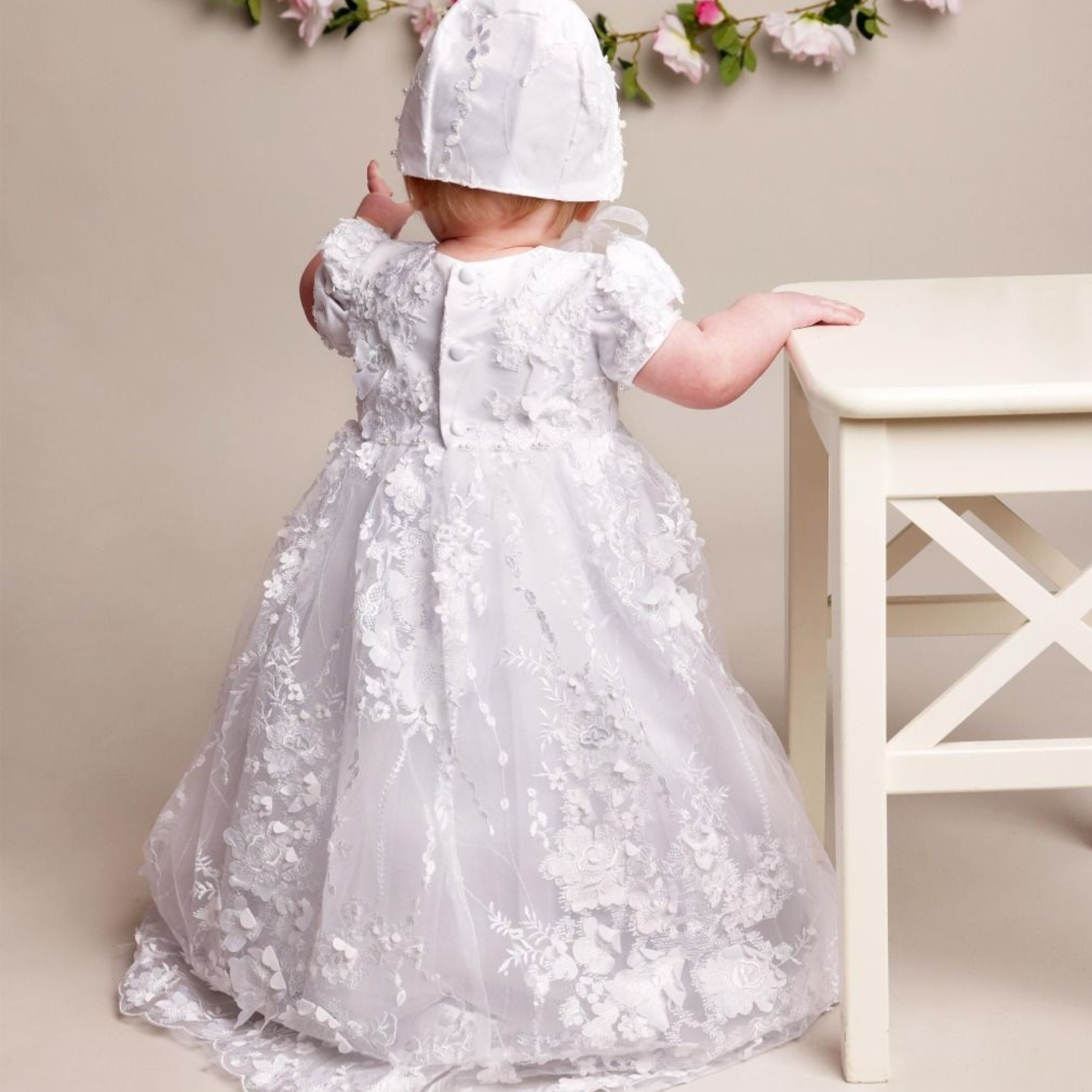 Design of gown for baby girl on sale