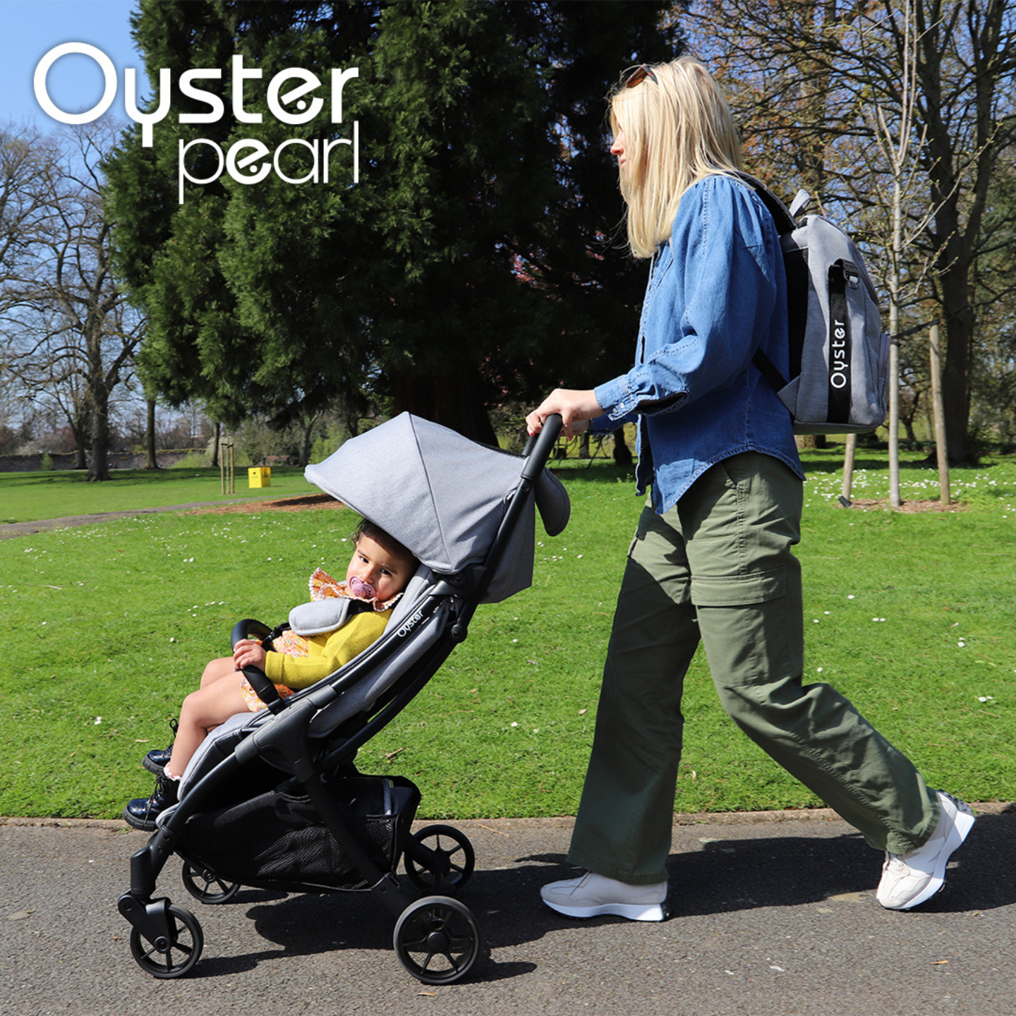 Oyster Pearl Stroller