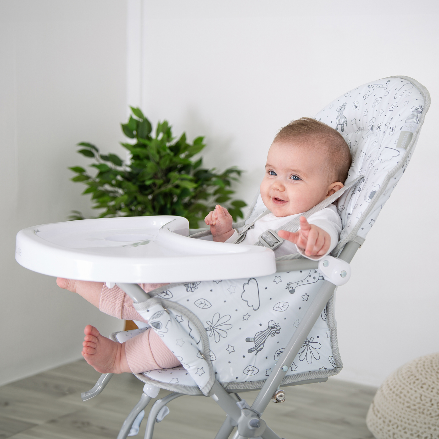 Redkite Feed Me Compact Folding Highchair - Tree Tops