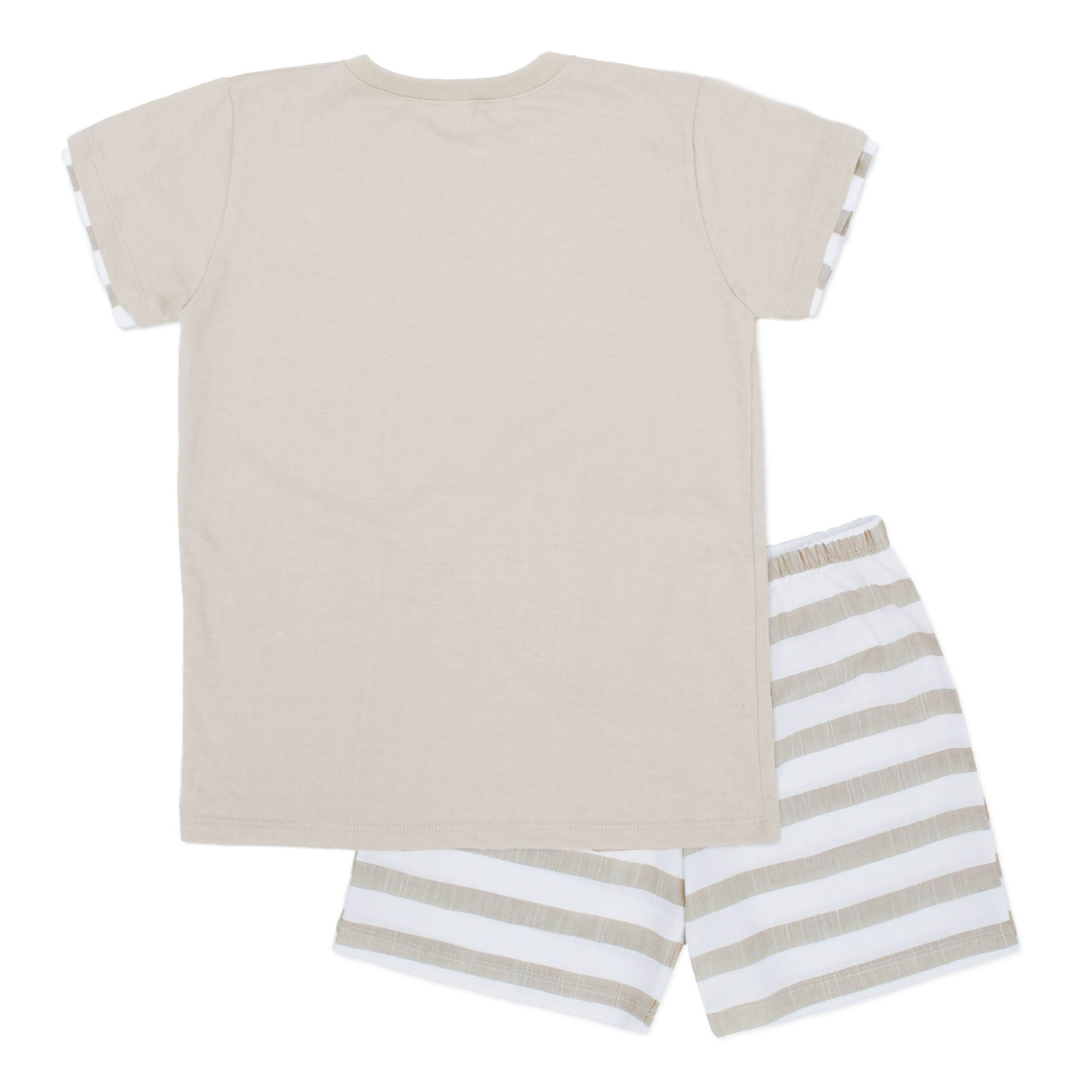 Rapife Boys Camel Stripe Short Set 5940