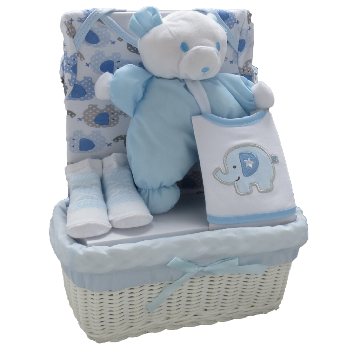 Blue Rattan Gift Set