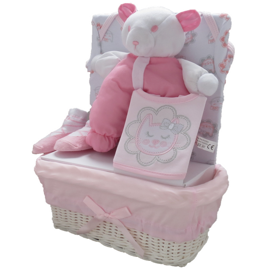 Pink Rattan Gift Set