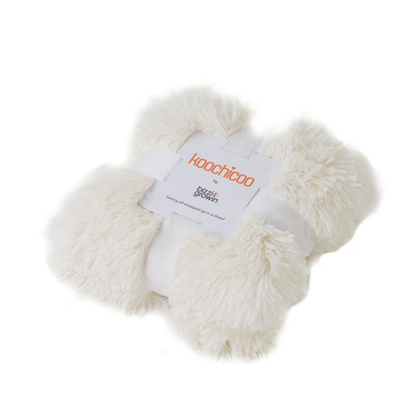 Koochicoo - Porcelain Cream Fluffy Baby Blanket