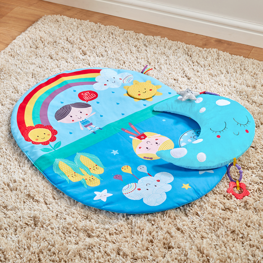 East Coast Nursery "Say Hello" Tummy Time Mat
