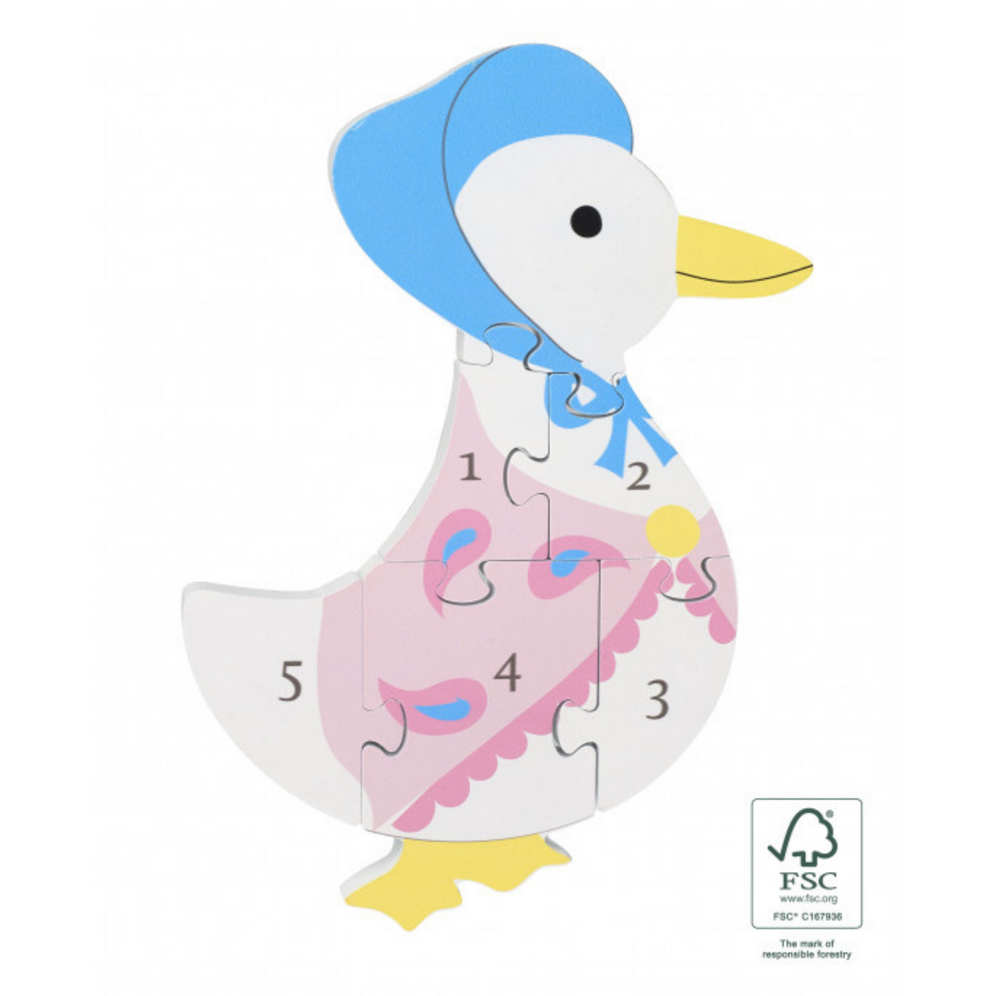 Jemima Puddle Duck Number Puzzle (FSC)