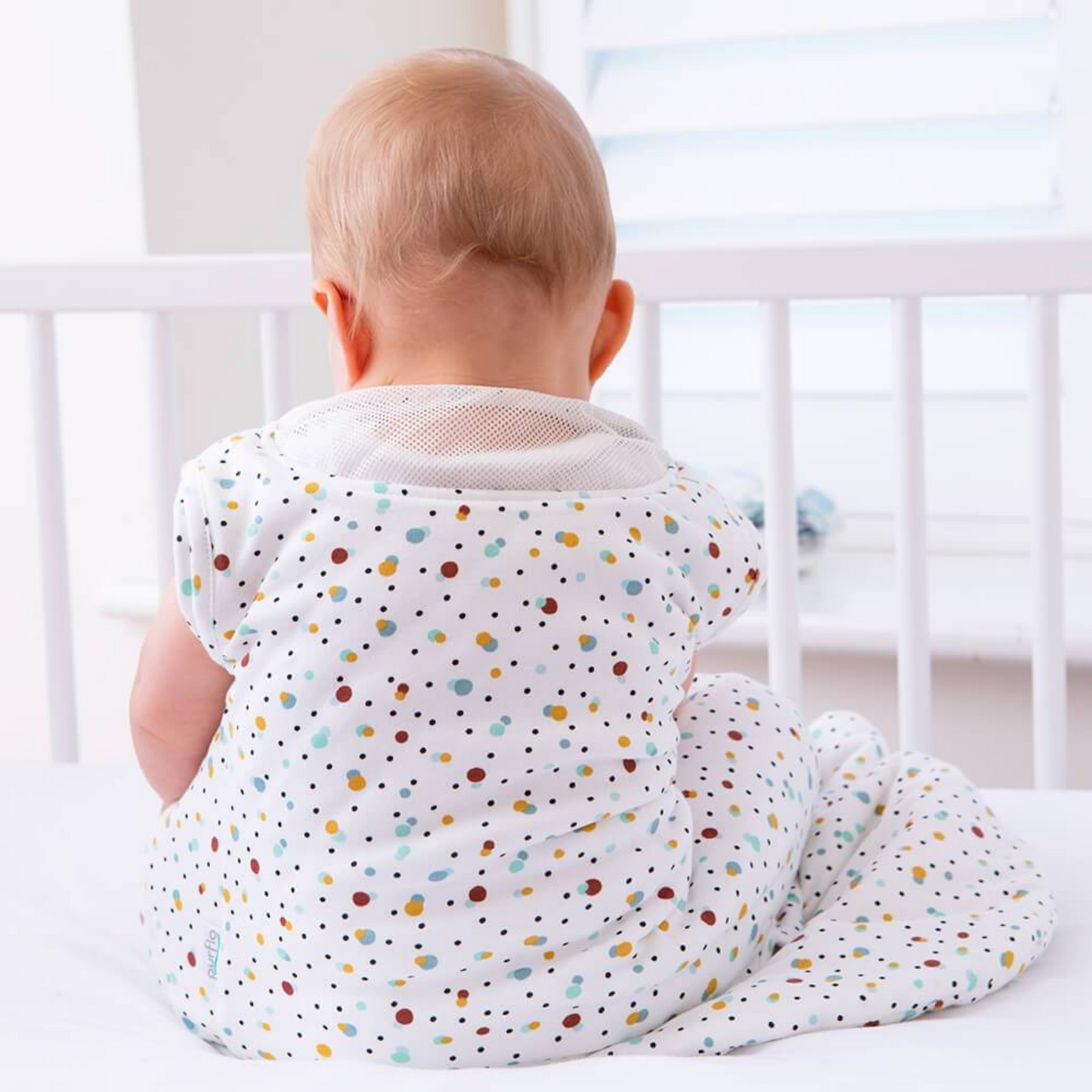 Purflo Baby Sleep Bag 2.5 Tog (All Seasons) - Scandi Spot (9 - 18 months)