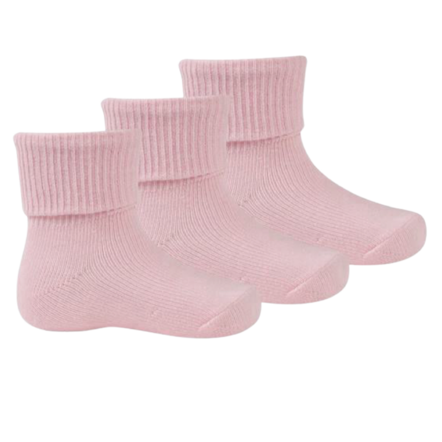 Pink Ankle Socks - 3 Pack