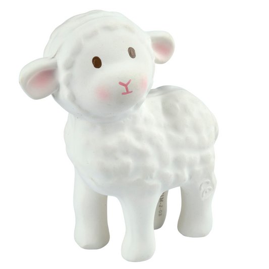 Bahbah The Lamb Natural Rubber Teether Rattle & Bath Toy