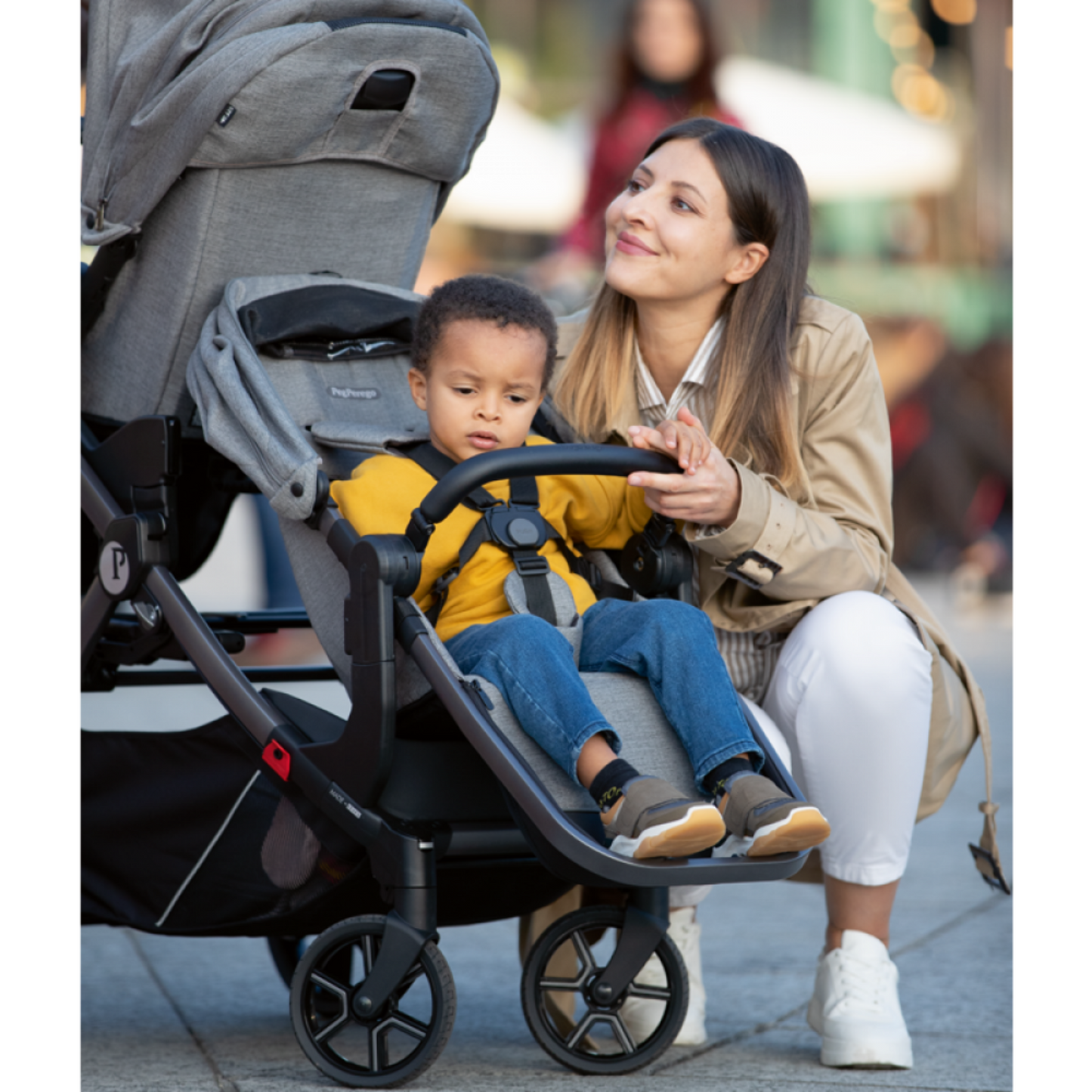 Peg Perego Ypsi 3 in 1 I Size Travel System - City Grey