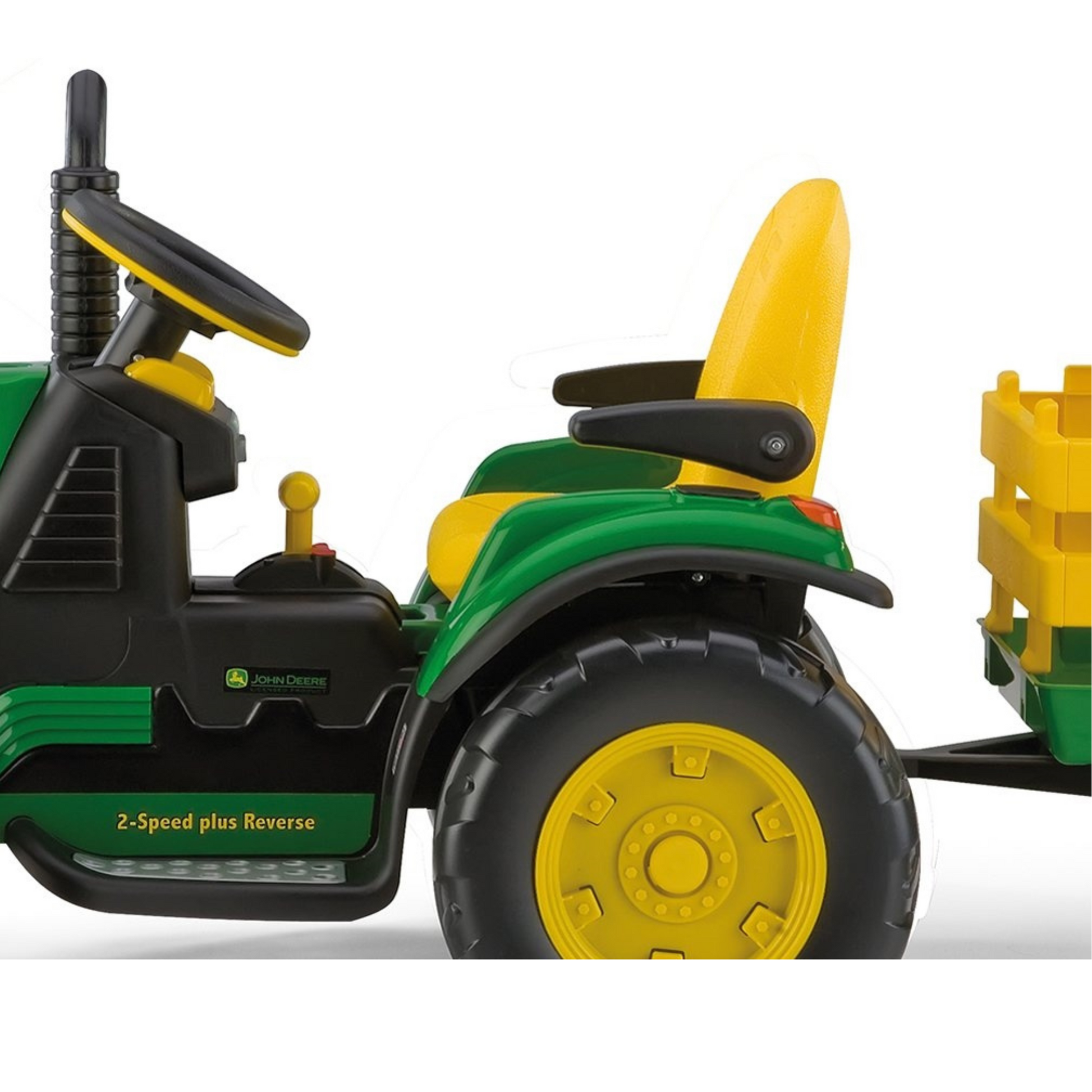 John deere ground force 12v tractor and trailer deals
