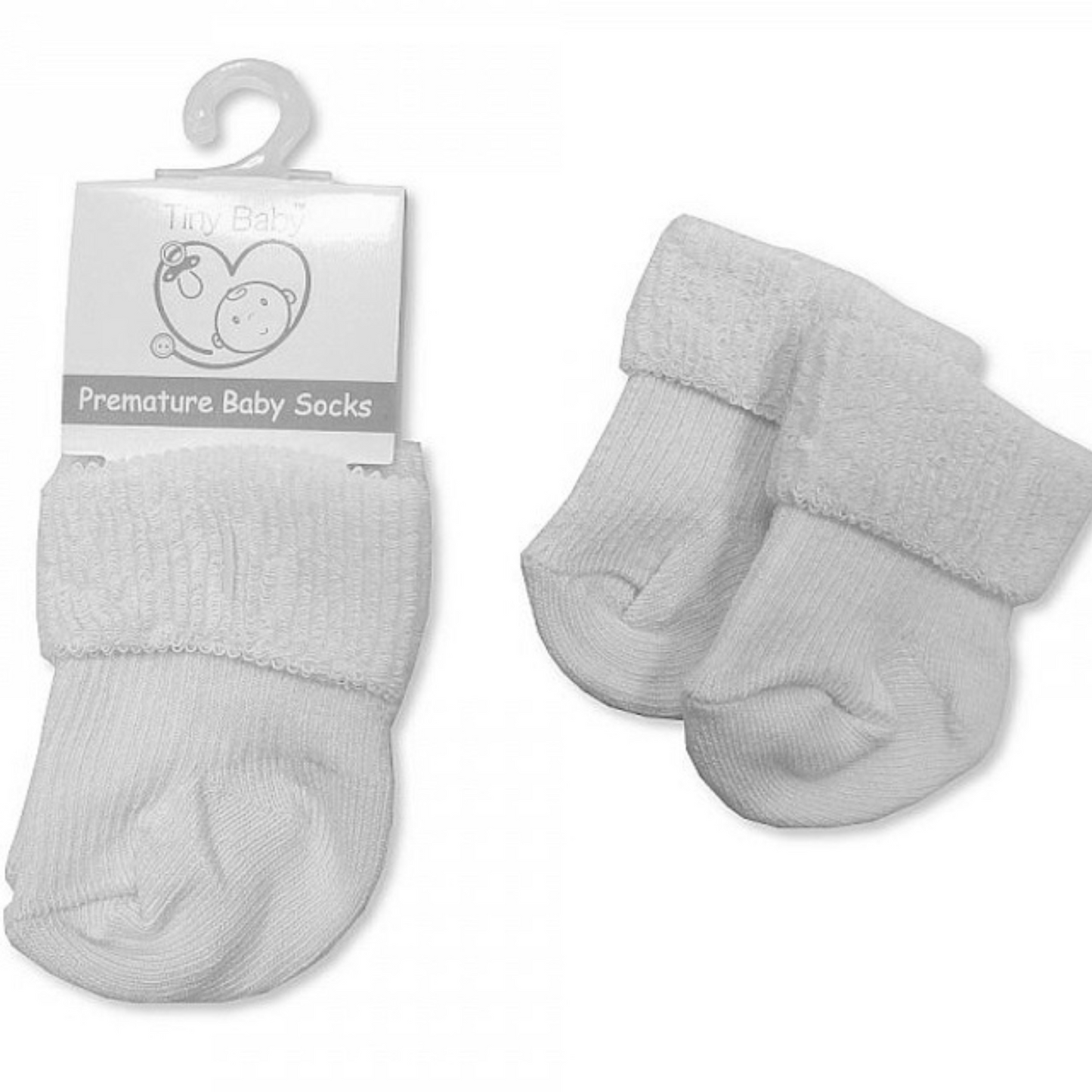 Tiny Baby White Socks