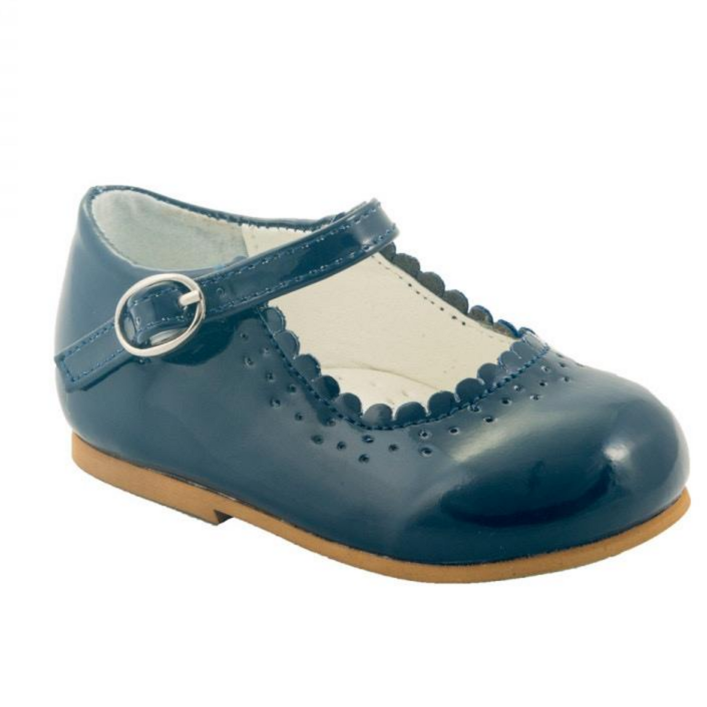 Emma Navy Patent Shoe