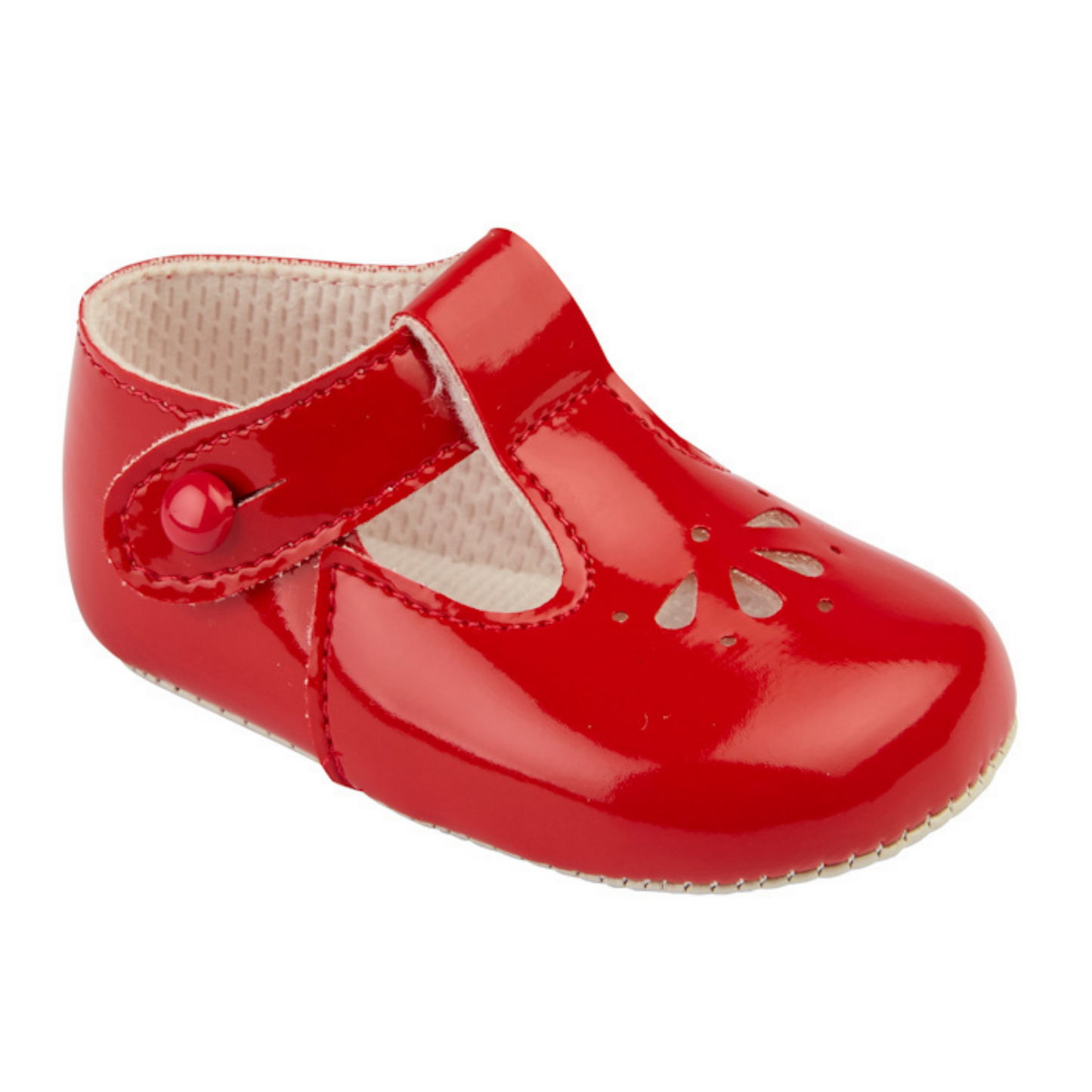 Red Patent Pre Walkers