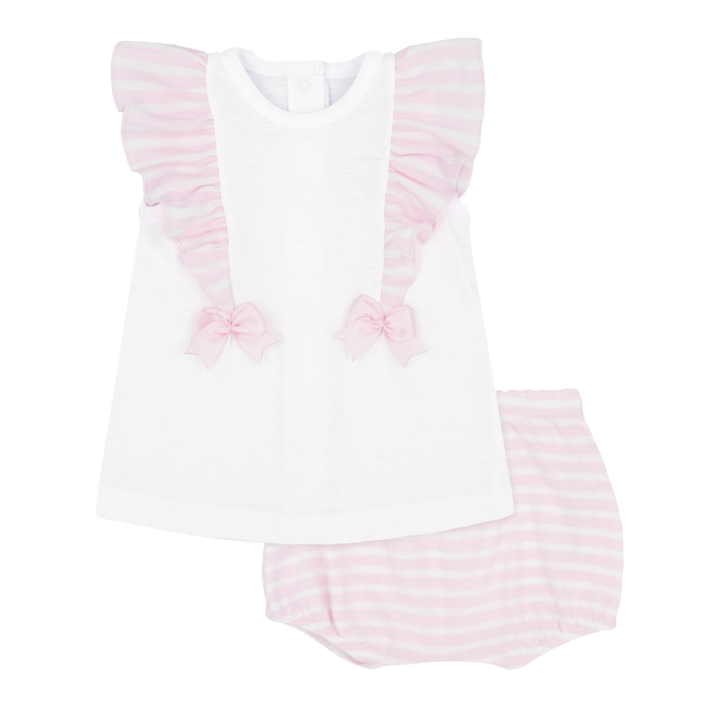 Rapife Baby Girls Pink Bow Jam Pant Set