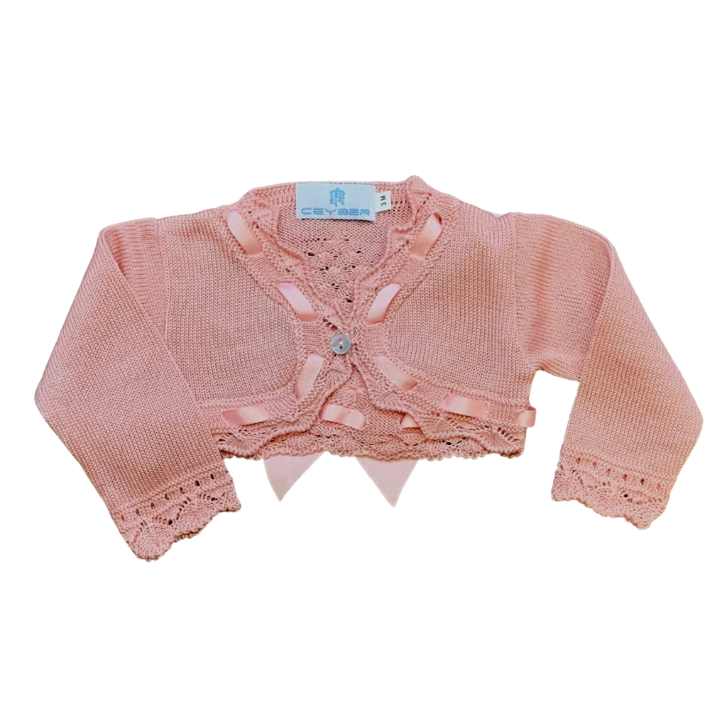 Childrens pink bolero outlet cardigan