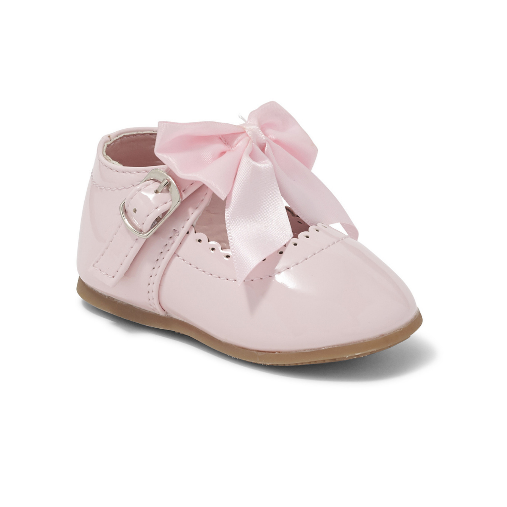 'Kylie' Bow Shoes - Pink