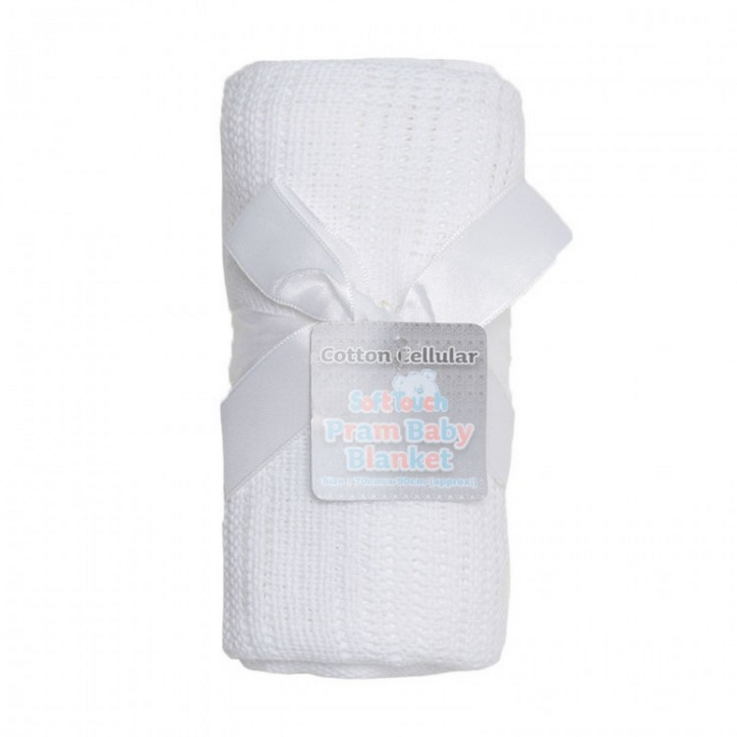 Cotton Cellular Pram Blanket
