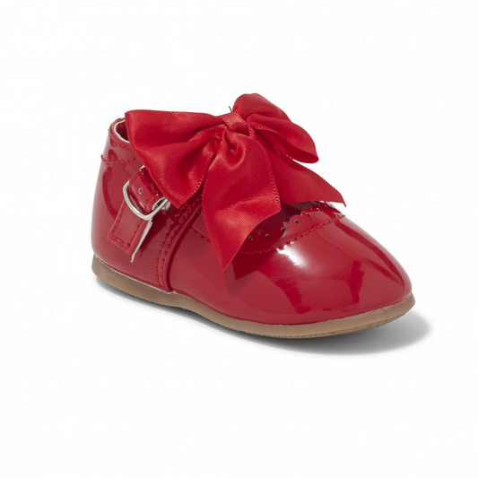 'Kylie' Bow Shoes - Red